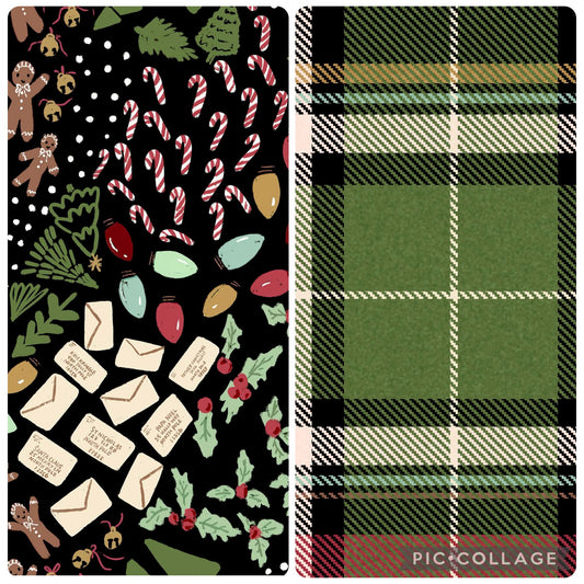 santas letters red and green