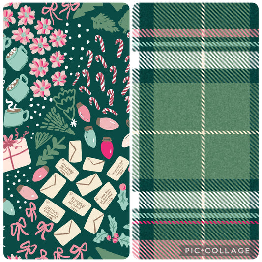 Letters to Santa pink and green