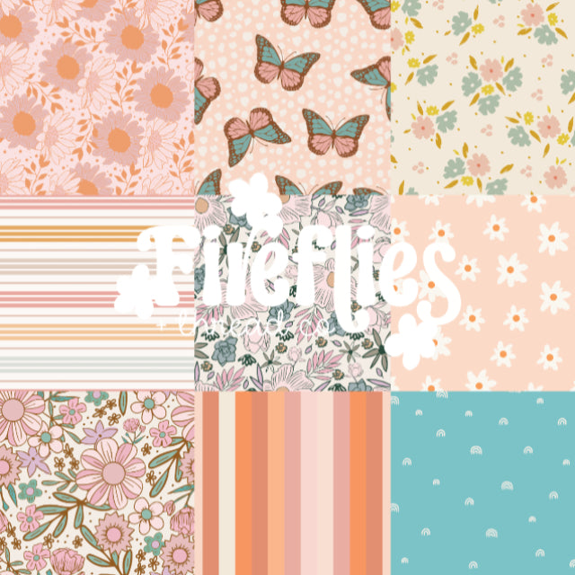 Rainbow summer patchwork
