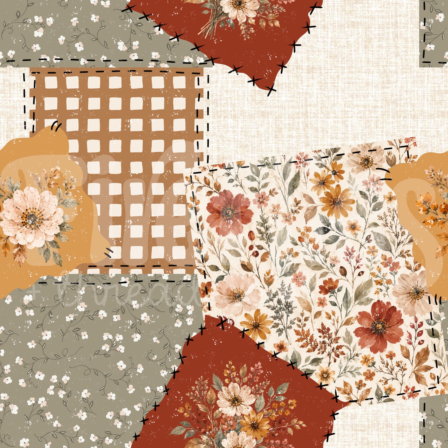 Fall bloom patch