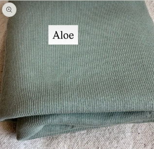 2x1 cotton spandex rib