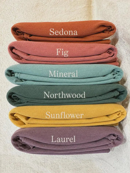 2x1 cotton spandex rib